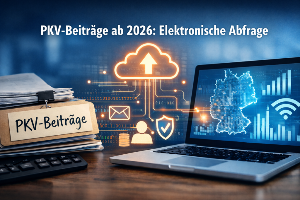 PKV-Beiträge ab 2026: elektronische Abfrage