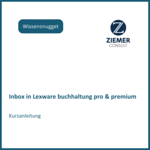 Inbox in Lexware buchhaltung pro und premium finden - Kurzanleitung