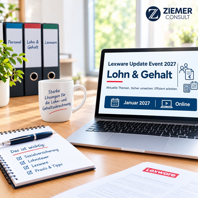 Lexware Update Event 2027 lohn+gehalt